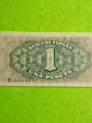 Billete de Una Peseta de 1940 sin circular.