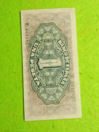 Billete de Una Peseta de 1940 sin circular.