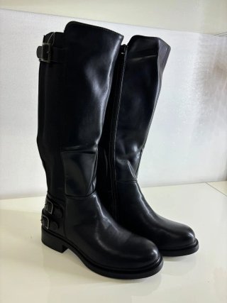 Stivali donna ecopelle nero tg 38