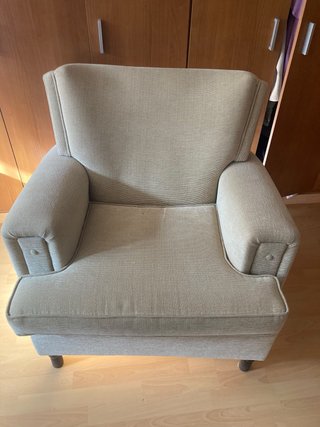Sillón Individual Beige