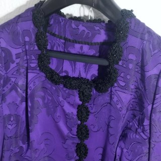 Traje de Baturra Artesanal Morado