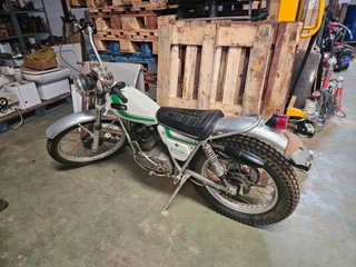Ossa Trial Verde/Blanco
