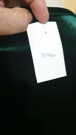 Elegante vestido verde