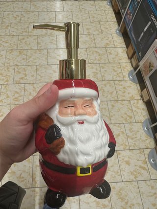 Dispenser Sapone Natalizio Babbo Natale