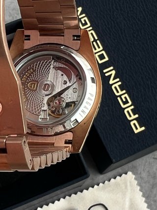 Reloj Pagani Design Oro Rosa Automático Día Fecha