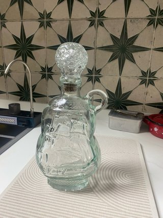 Licorera de Cristal Tallado