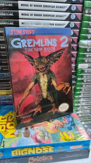 Gremlins 2 Nintendo NES NTSC USA Sigillato