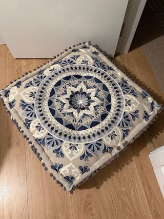Puff Cojín de Suelo Estampado