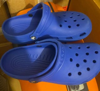 Zuecos Crocs Azules