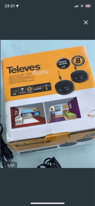 Prolongador Mando Televes 723702