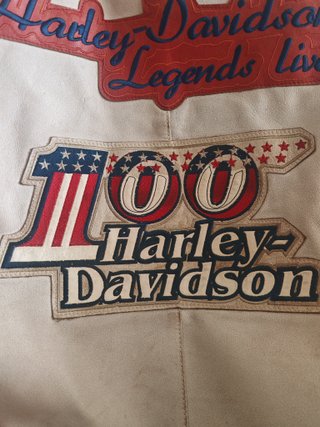HARLEY DAVIDSON 100TH ANIVERSARIO CHAQUETA PIEL