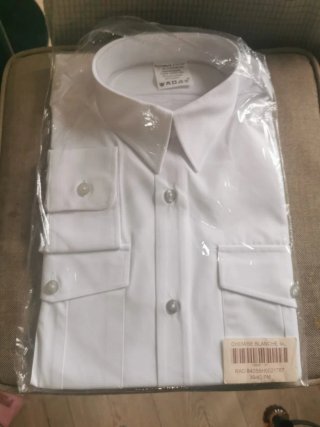 Camisa Blanca Bonneterie d'Armor Talla M