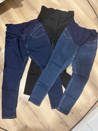 Lote de 3 Pantalones Tejanos Premamá