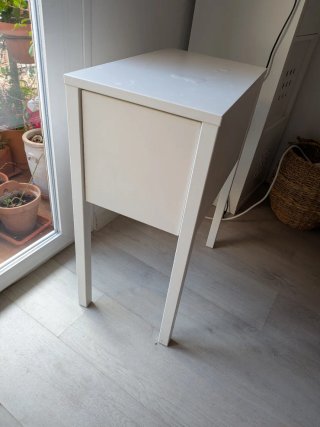 Mesita Auxiliar IKEA Blanca