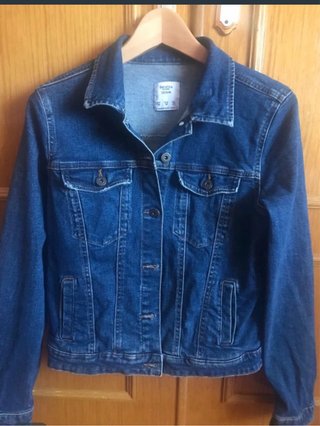 Cazadora vaquera Bershka azul