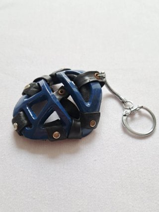 Llavero Casco Receptor Béisbol