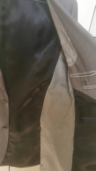Traje de hombre gris