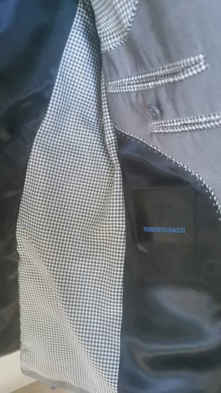 Traje de hombre gris