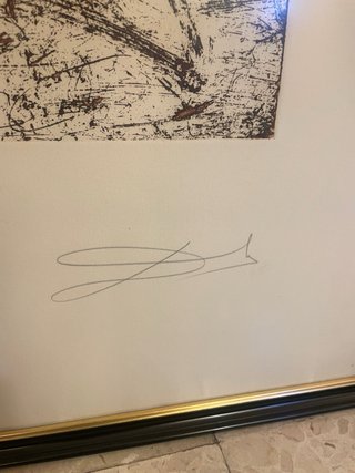 Litografia Dalí Papel Firmado  (El Descendimiento)