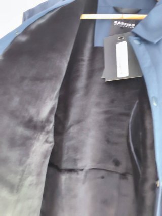 Gabardina nueva impermeable de pelo sintético