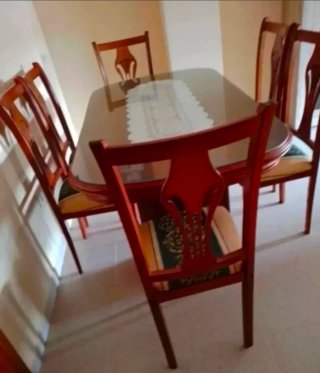 Mesa de Comedor con 6 Sillas