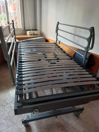 Cama Ortopédica Metálica y Madera