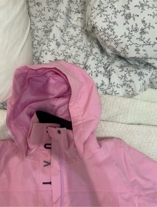 Chaqueta de esquí rosa