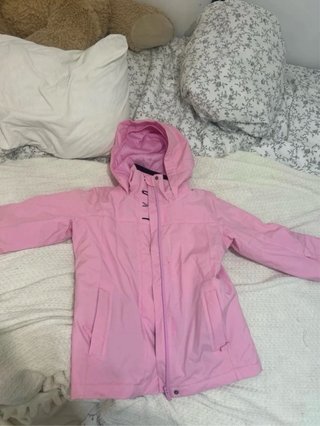 Chaqueta de esquí rosa
