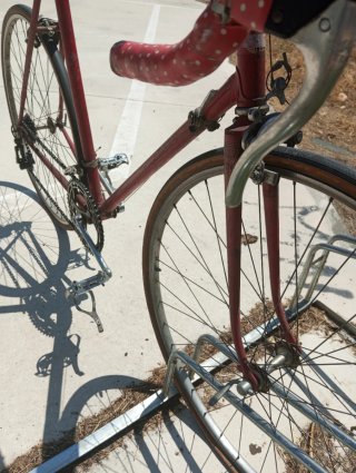 Bicicleta de Carretera Roja