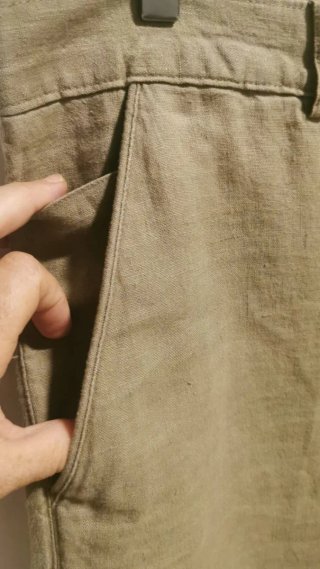 Pantalón de Lino Beige