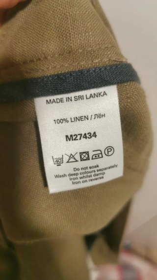 Pantalón de Lino Beige