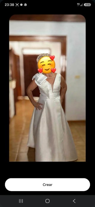 Traje de novia blanco