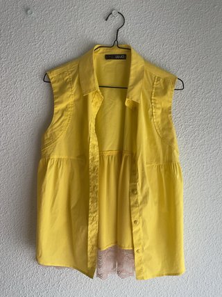 Liu Jo Camisa Amarillo Blusa verano