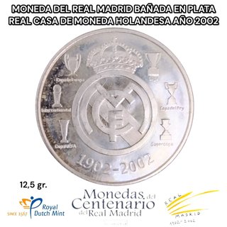 MONEDA DE PLATA DEL REAL MADRID "LA CELEBRACIÓN"