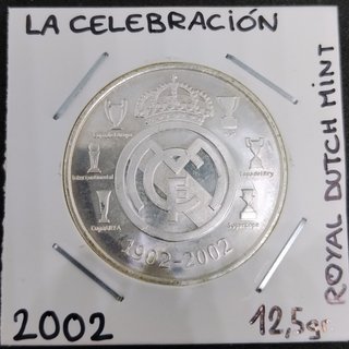 MONEDA DE PLATA DEL REAL MADRID "LA CELEBRACIÓN"