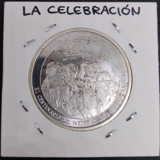 MONEDA DE PLATA DEL REAL MADRID "LA CELEBRACIÓN"