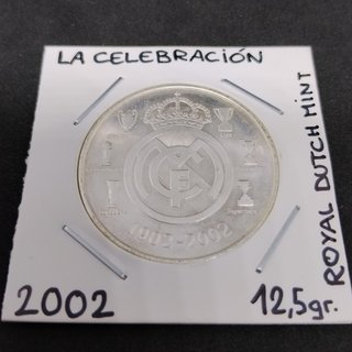 MONEDA DE PLATA DEL REAL MADRID "LA CELEBRACIÓN"