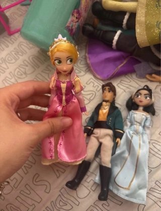 Set de 3 Muñecos Boda Rapunzel