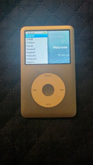 Apple iPod Classic 6a Gen, 80GB Plata A1238 +cable