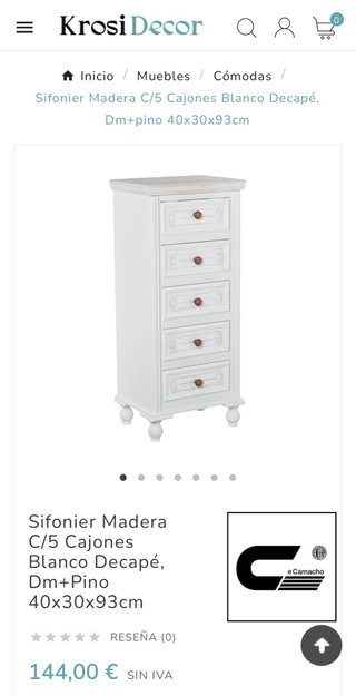 Sinfonier de madera NUEVO