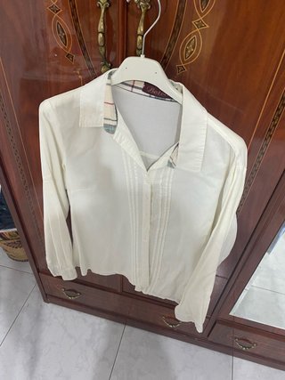 Camisa Blanca Botex con Detalle en Puños