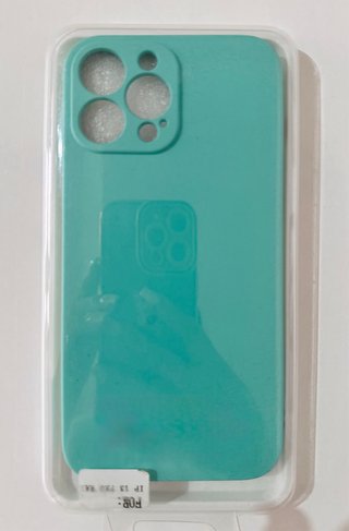 Funda iPhone 14 pro max Color Turquesa y azul