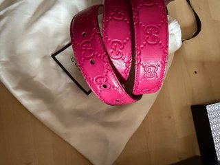 Cinturón Gucci Rosa