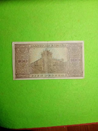 Billete 100 Pesetas Burgos 1938