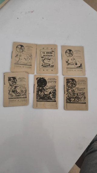 Lote de 6 Cuentos de Calleja