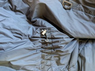 Parka impermeable Massimo Dutti negra