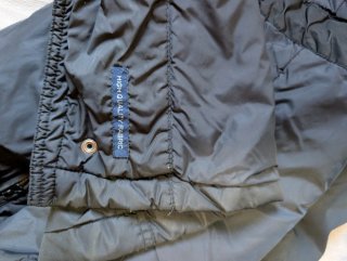 Parka impermeable Massimo Dutti negra