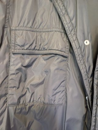 Parka impermeable Massimo Dutti negra