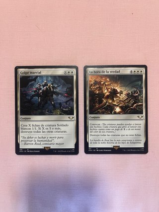 Cartas Magic warhammer 40k Golpe y la hora