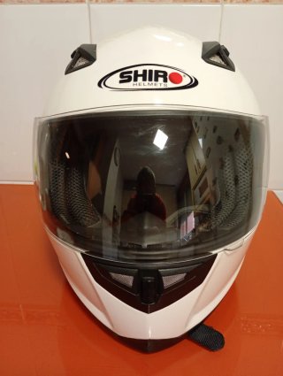 Casco Integral Moto Shiro Blanco